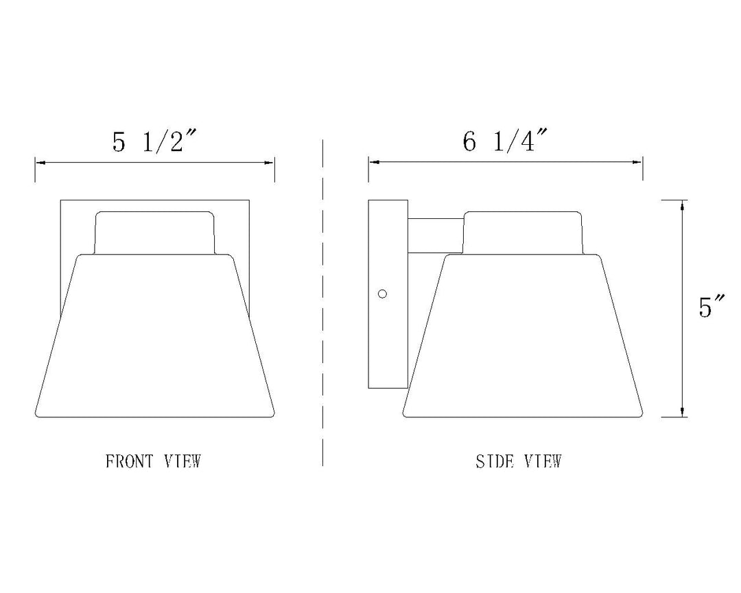 Asher - LED 1 Light Outdoor Wall Light