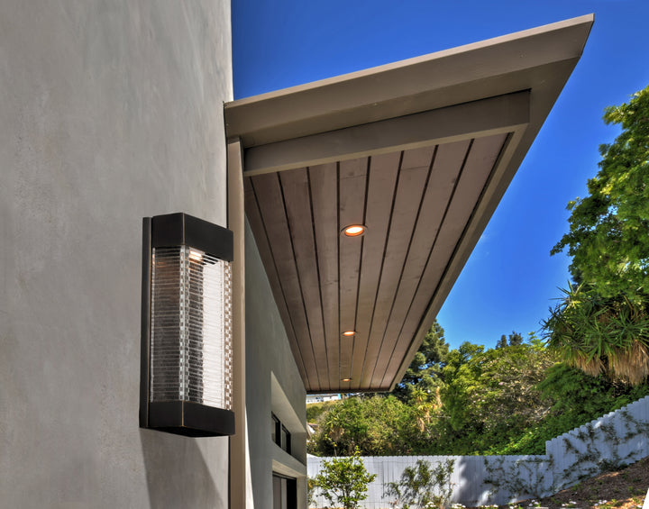 Stackhouse VX LED Outdoor Wall Sconce Bronze room setting
