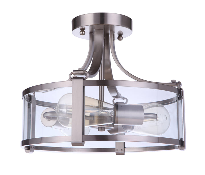 Elliot 3-Light Semi-Flush Mount by Craftmade - view 3