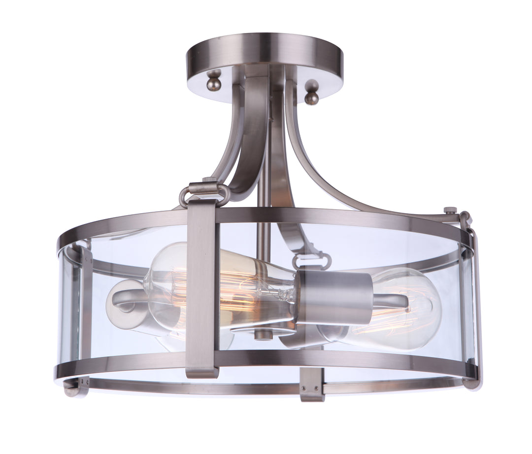 Elliot 3-Light Semi-Flush Mount by Craftmade - view 4