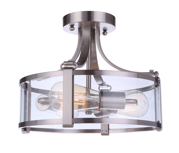 Elliot 3-Light Semi-Flush Mount by Craftmade - view 4