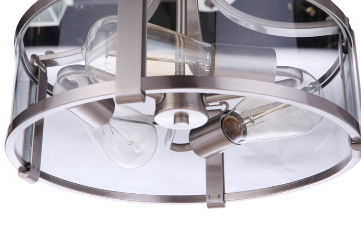 Elliot 3-Light Semi-Flush Mount by Craftmade - view 7