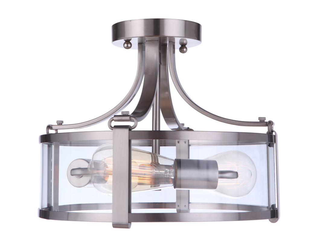 Elliot 3-Light Semi-Flush Mount by Craftmade - view 2
