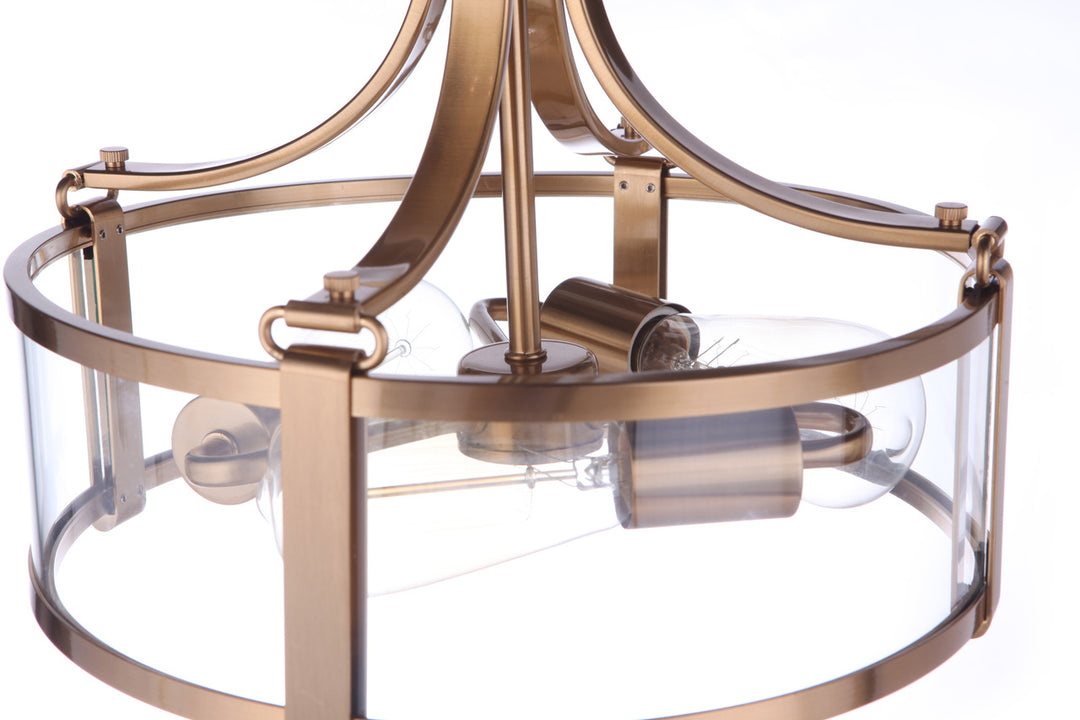 Elliot 3-Light Semi-Flush Mount by Craftmade - view 21