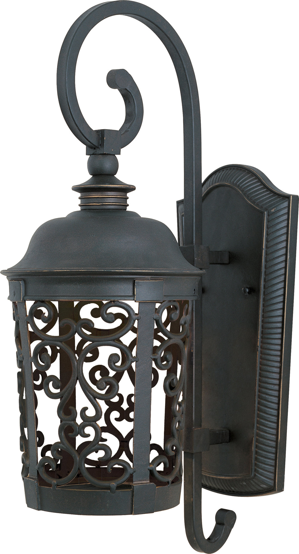 Whisper Dark Sky LED 1-Light Outdoor Wall Lantern Bronze