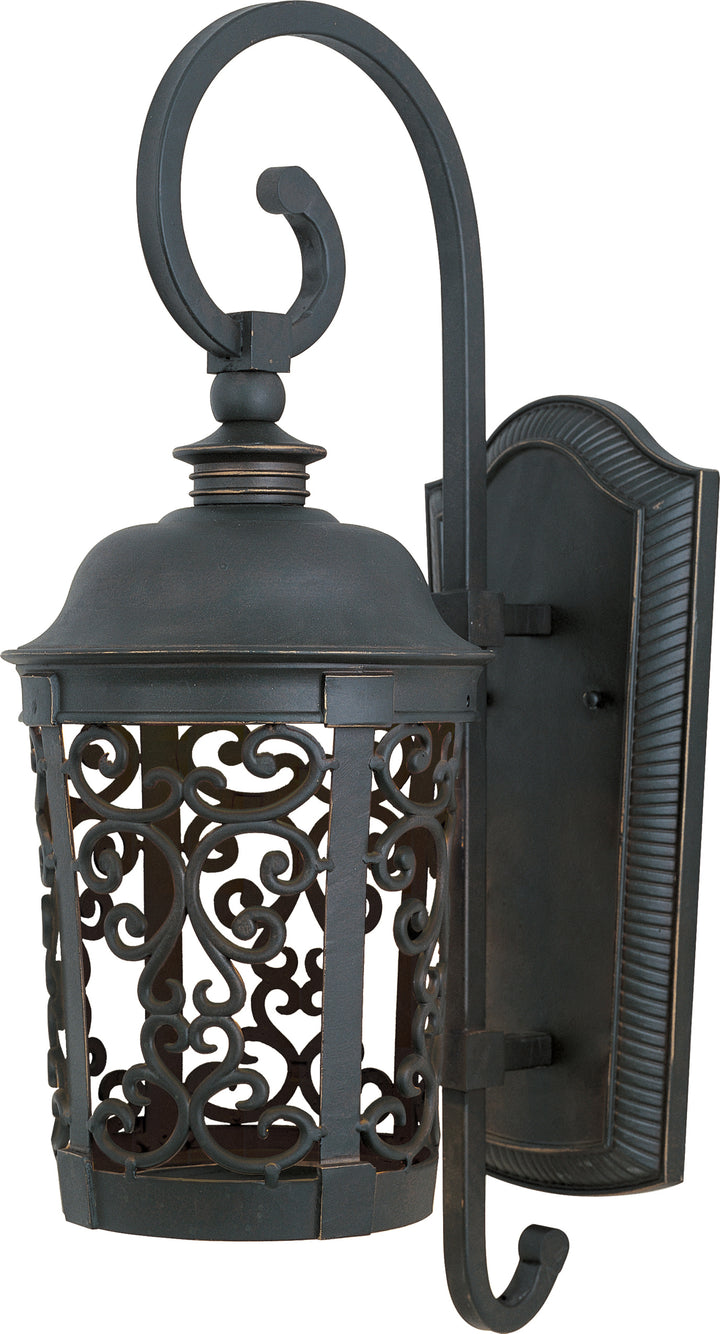 Whisper Dark Sky LED 1-Light Outdoor Wall Lantern Bronze