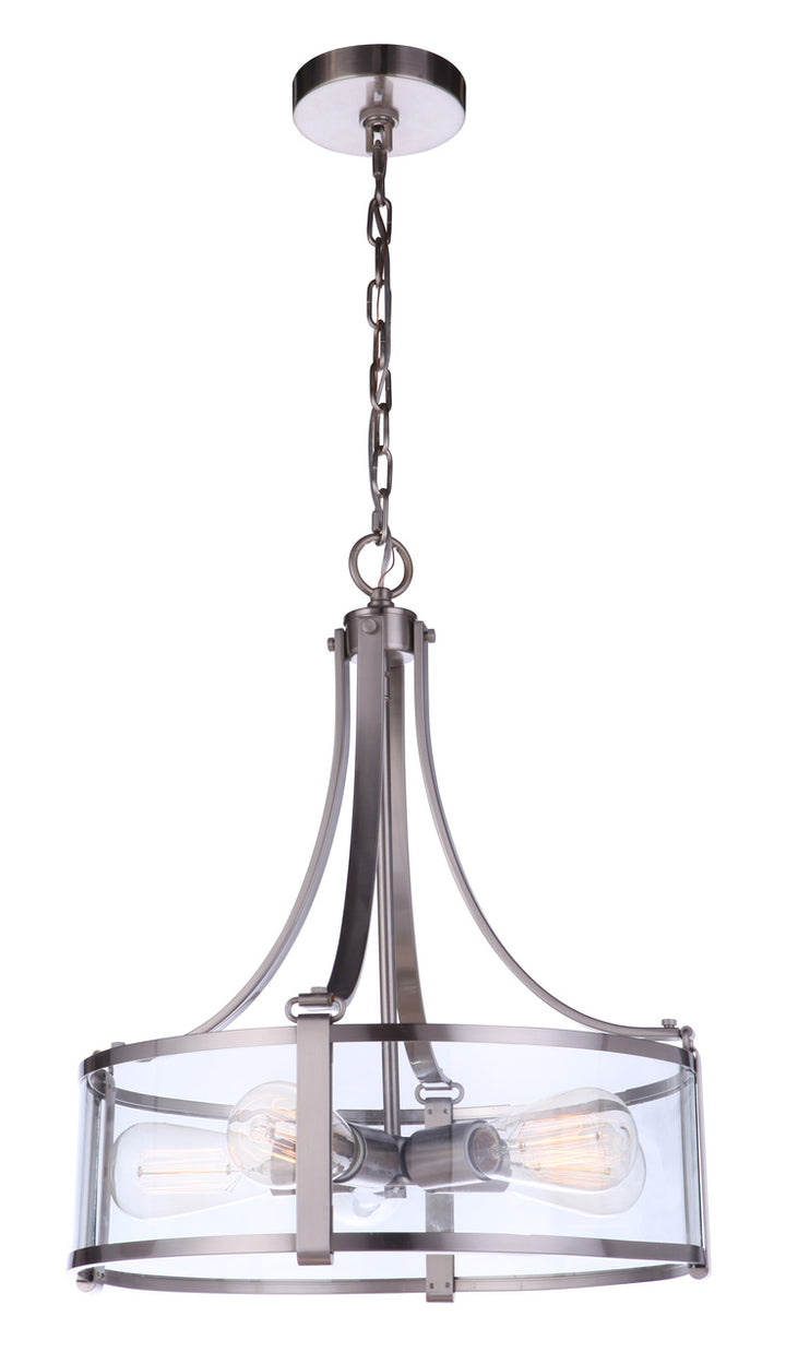 Elliot 5-Light Pendant in Brushed Polished Nickel by Craftmade