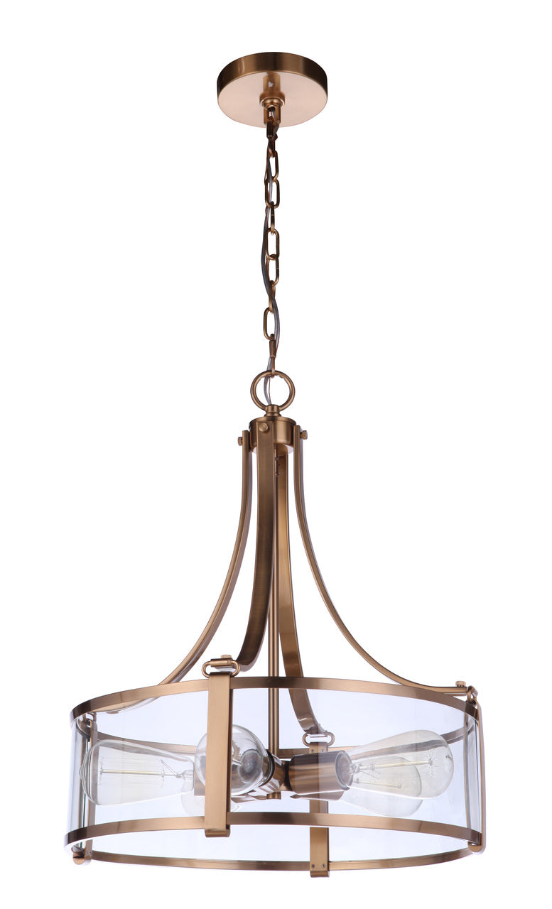Elliot 5-Light Pendant in Satin Brass by Craftmade