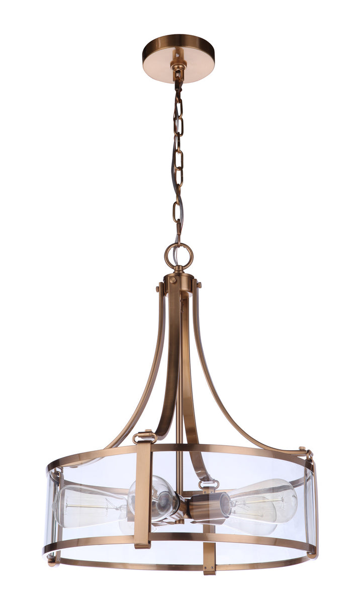 Elliot 5-Light Pendant in Satin Brass by Craftmade