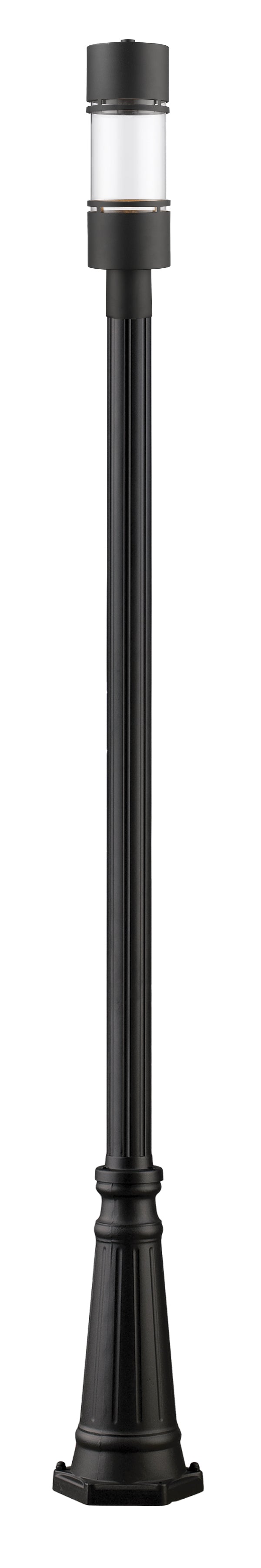 Luminata - LED 1 Light Outdoor Post Light (553PHB-519P-BK)