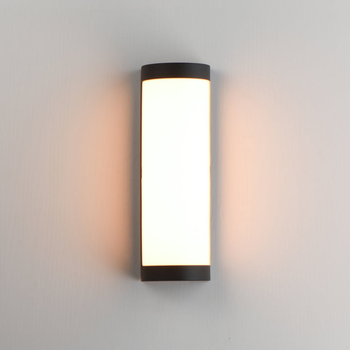 Halfpipe LED Outdoor Sconce 5CCT White / Black alternate view