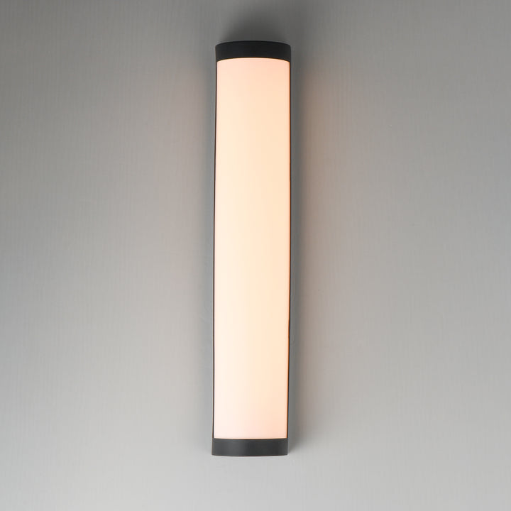 Halfpipe LED Outdoor Sconce 5CCT White / Black alternate view