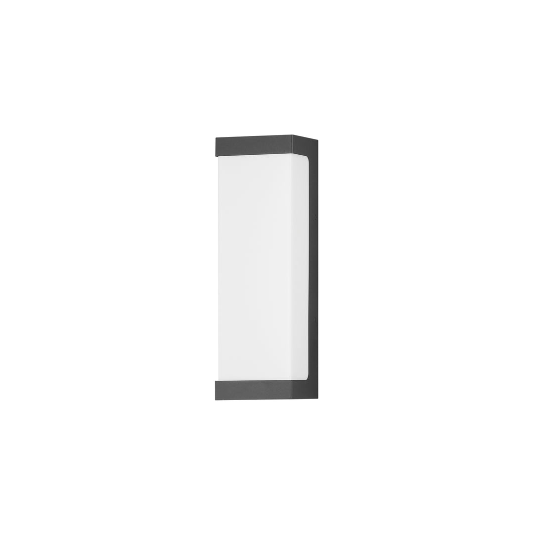 Tunnel LED Outdoor Sconce White / Black