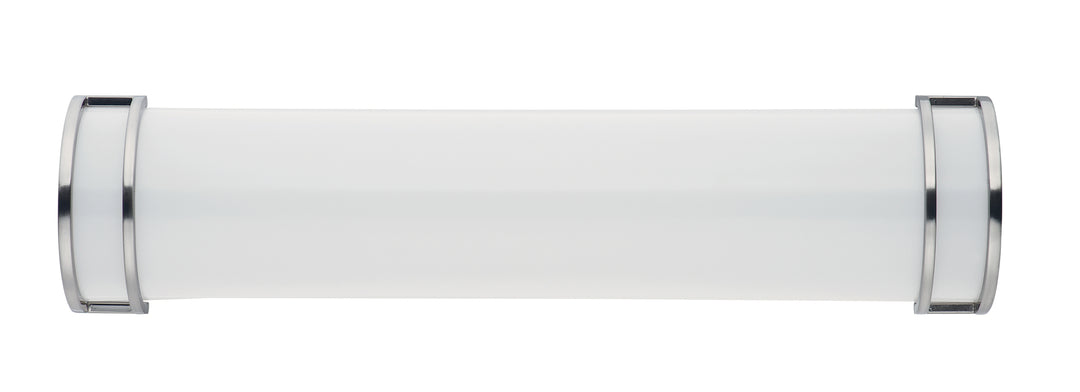 Linear LED LED Bath Vanity White / Satin Nickel