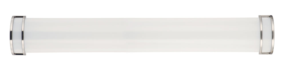 Linear LED LED Bath Vanity White / Satin Nickel