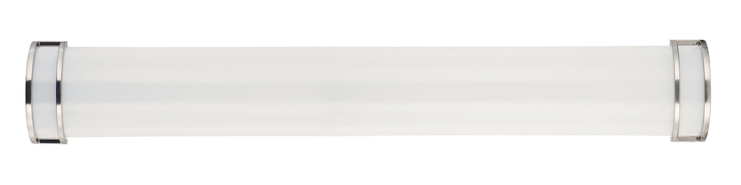 Linear LED LED Bath Vanity White / Satin Nickel