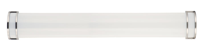 Linear LED LED Bath Vanity White / Satin Nickel