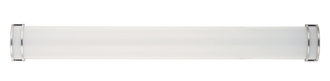 Linear LED LED Bath Vanity White / Satin Nickel