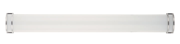 Linear LED LED Bath Vanity White / Satin Nickel
