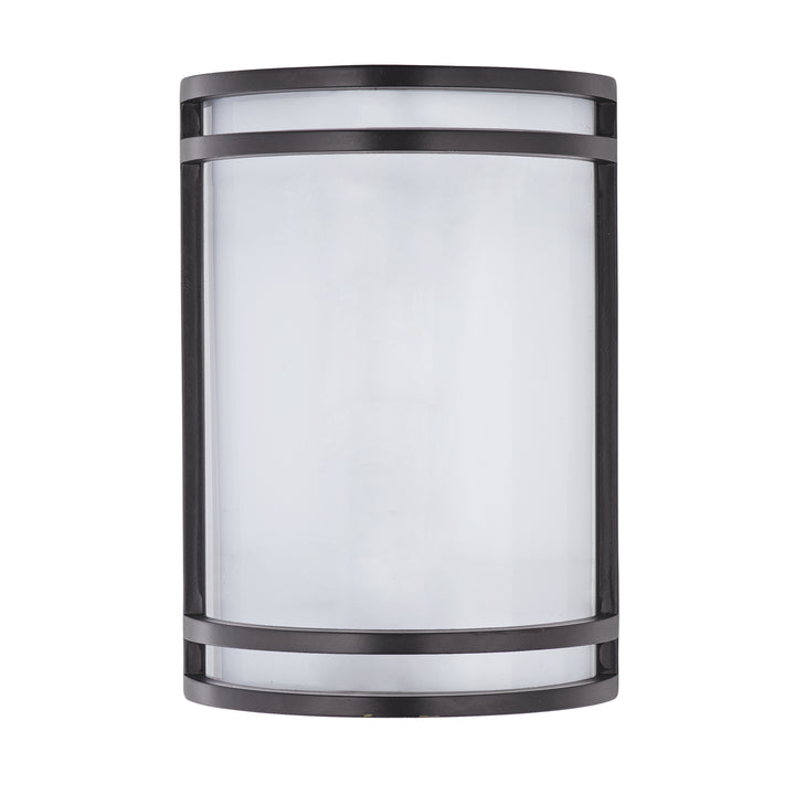 Linear LED Outdoor Wall Sconce White / Bronze