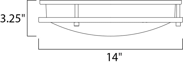 Linear LED LED Surface Mount dimensions diagram