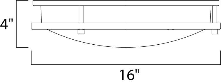 Linear LED LED Surface Mount dimensions diagram