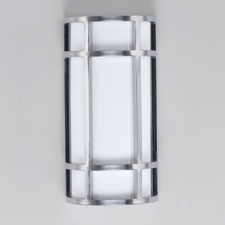 Moon Ray LED Outdoor Wall Sconce White / Satin Nickel alternate view