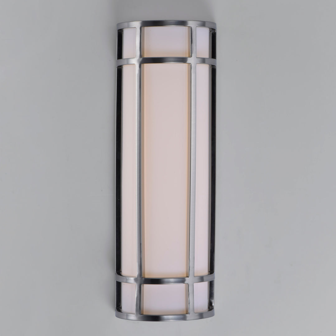 Moon Ray LED Outdoor Wall Sconce White / Satin Nickel alternate view