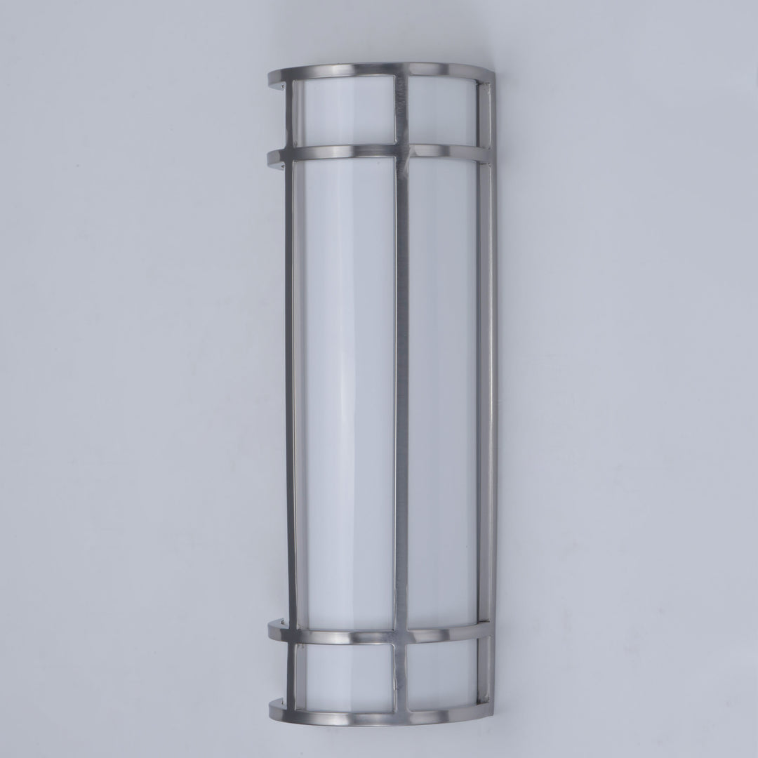 Moon Ray LED Outdoor Wall Sconce White / Satin Nickel alternate view