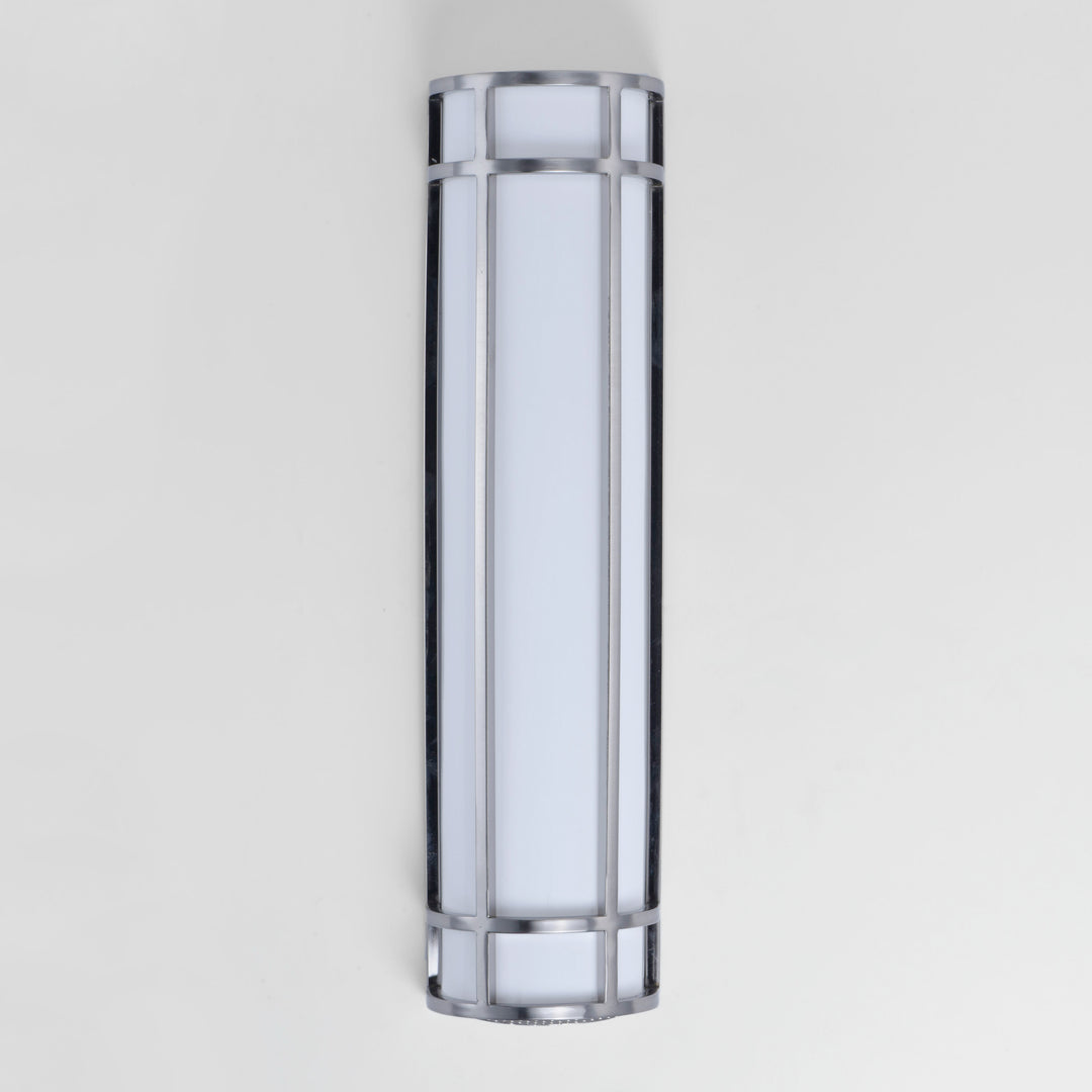 Moon Ray LED Outdoor Wall Sconce White / Satin Nickel alternate view