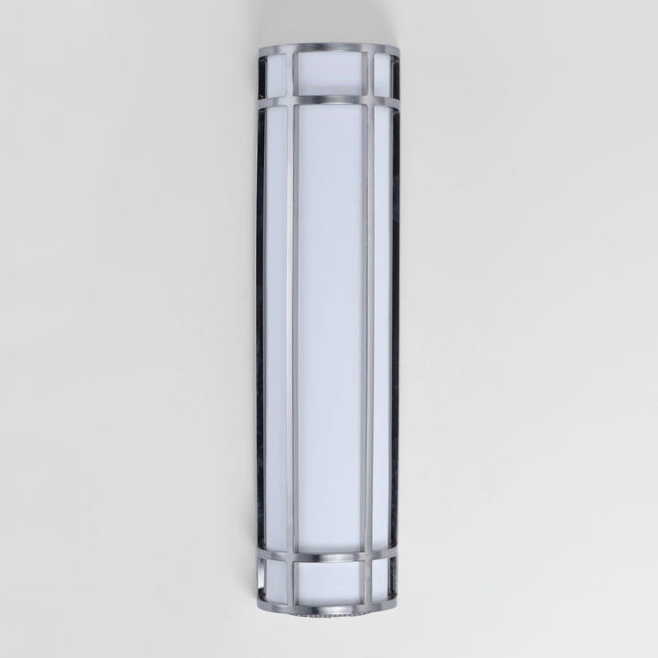 Moon Ray LED Outdoor Wall Sconce White / Satin Nickel alternate view