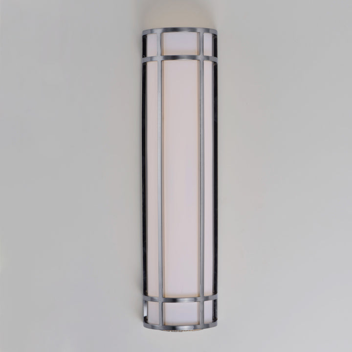 Moon Ray LED Outdoor Wall Sconce White / Satin Nickel alternate view