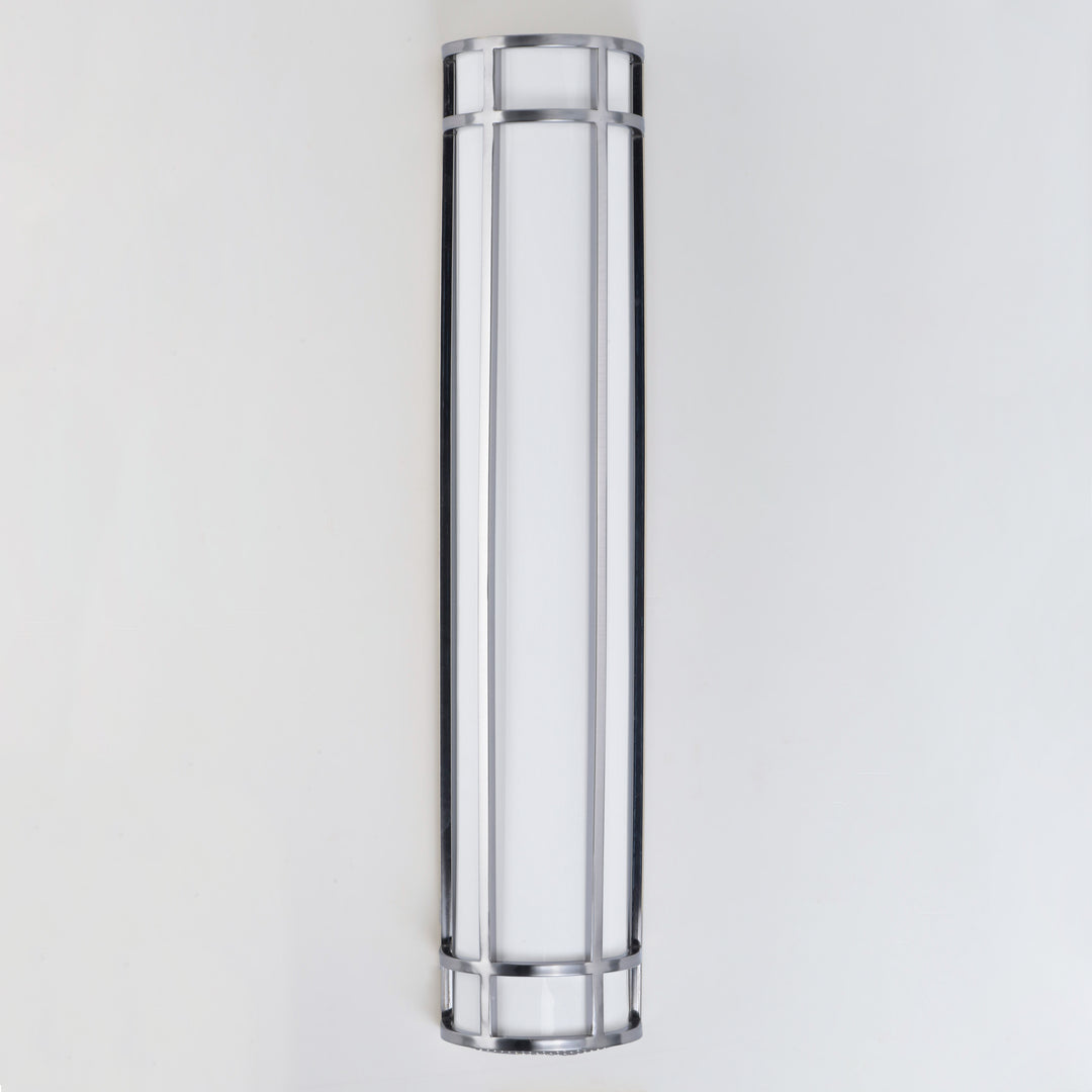 Moon Ray LED Outdoor Wall Sconce White / Satin Nickel alternate view