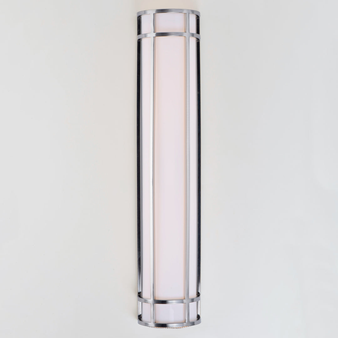 Moon Ray LED Outdoor Wall Sconce White / Satin Nickel alternate view
