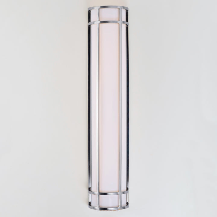 Moon Ray LED Outdoor Wall Sconce White / Satin Nickel alternate view
