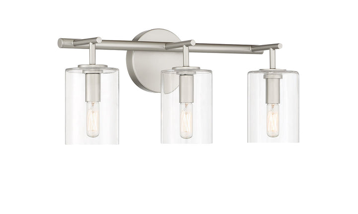 Hailie Vanity Light in Satin Nickel by Craftmade