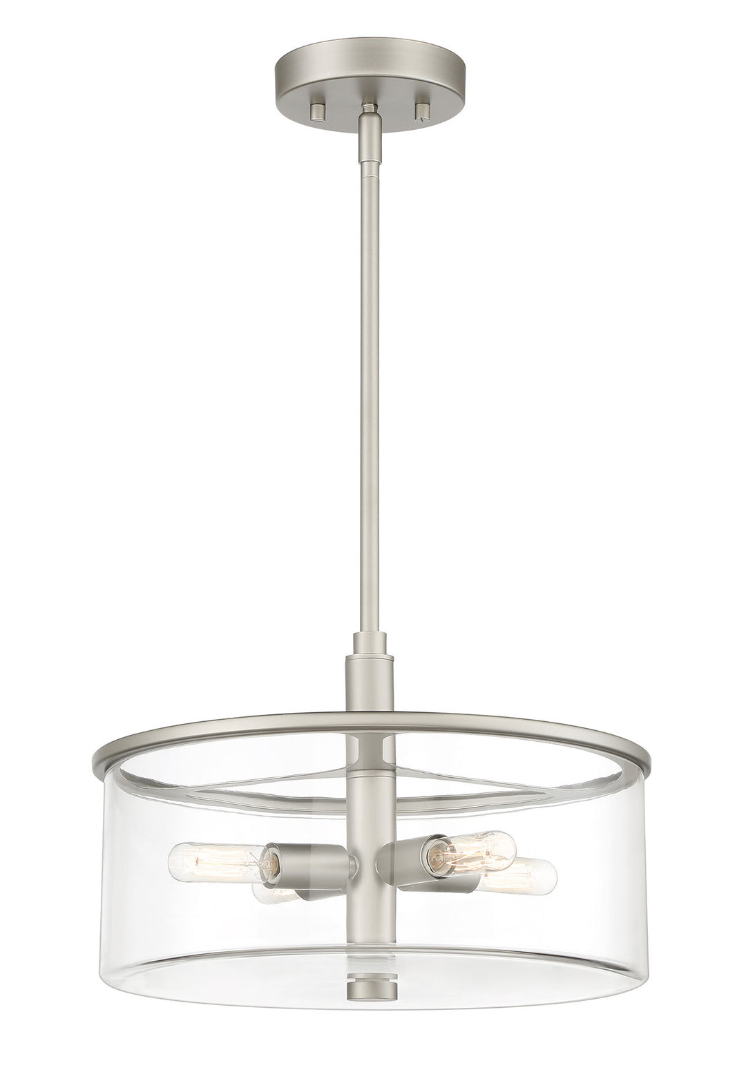 Hailie 4-Light Pendant in Satin Nickel by Craftmade