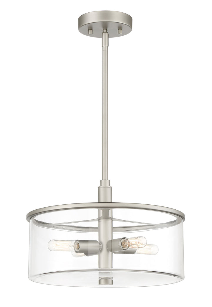 Hailie 4-Light Pendant in Satin Nickel by Craftmade