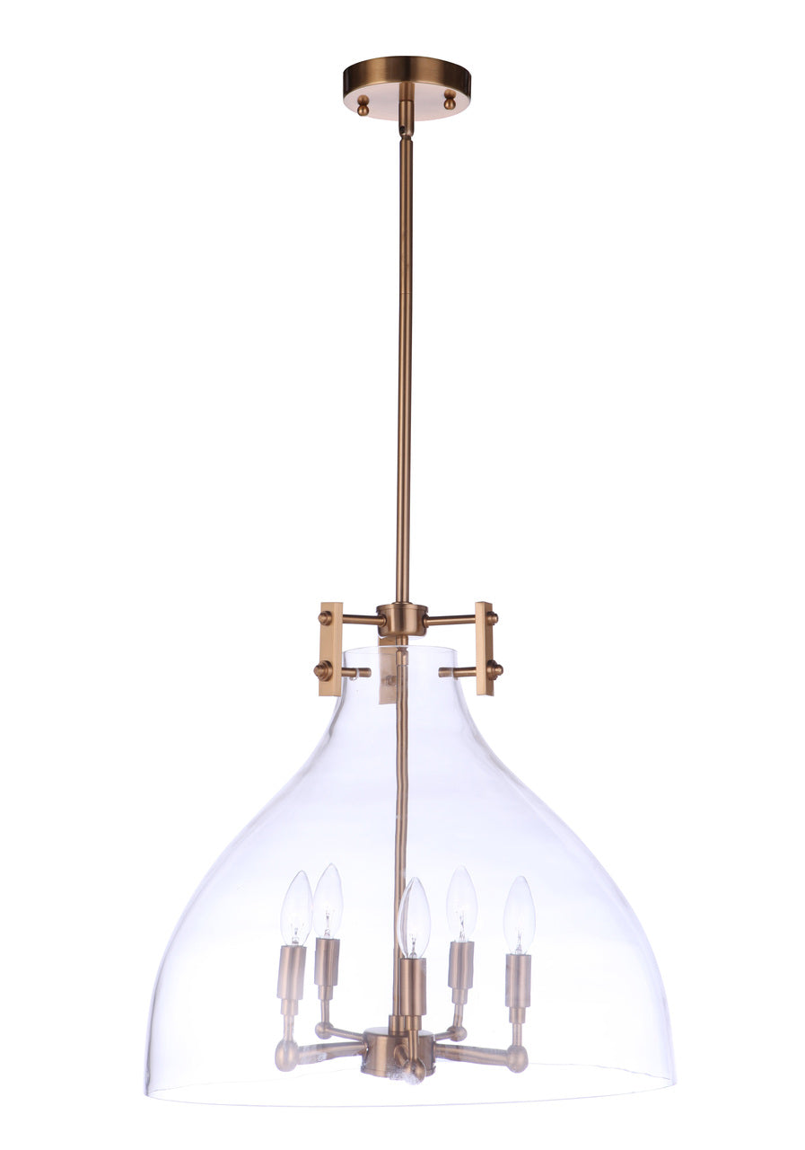 Chardonnay Pendant in Satin Brass by Craftmade