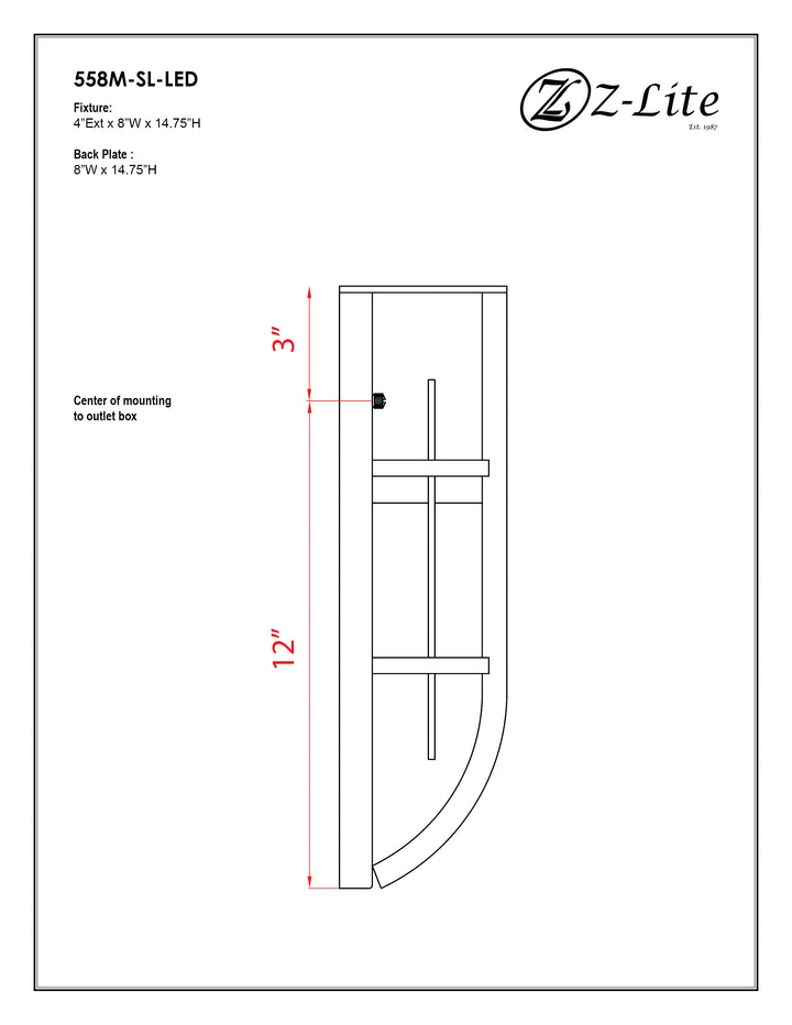 Stillwater - LED 1 Light Outdoor Wall Light