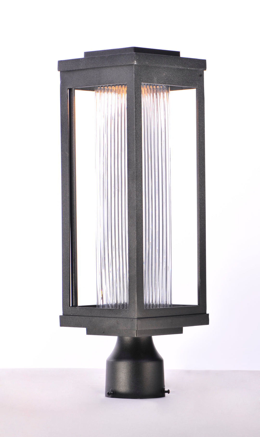 Salon LED Outdoor Post/Pier Mount Black (CRBK) alternate view