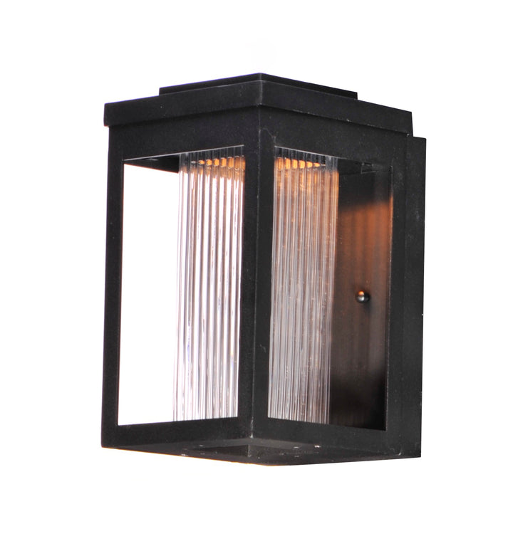 Salon Outdoor LED Wall Sconce Black (CRBK) alternate view