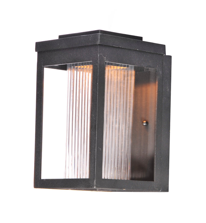 Salon Outdoor LED Wall Sconce Black (CRBK) alternate view