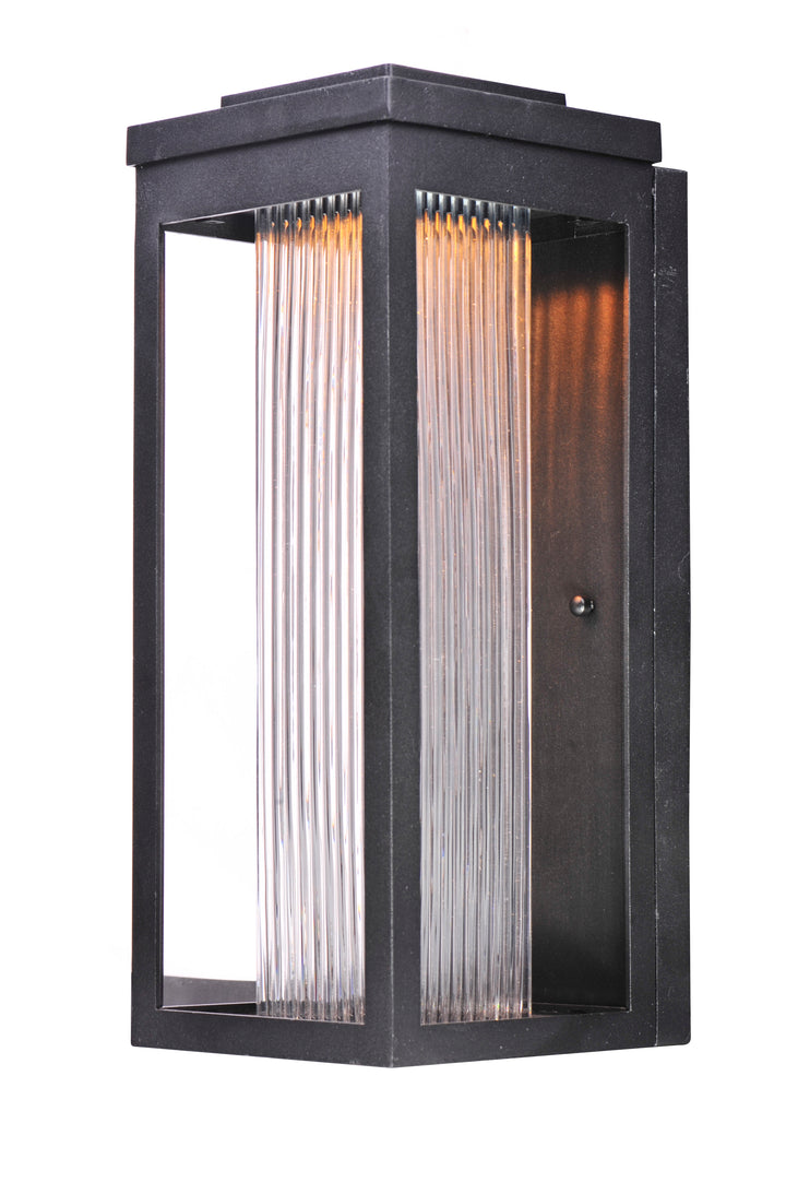 Salon Outdoor LED Wall Sconce Black (CRBK) alternate view