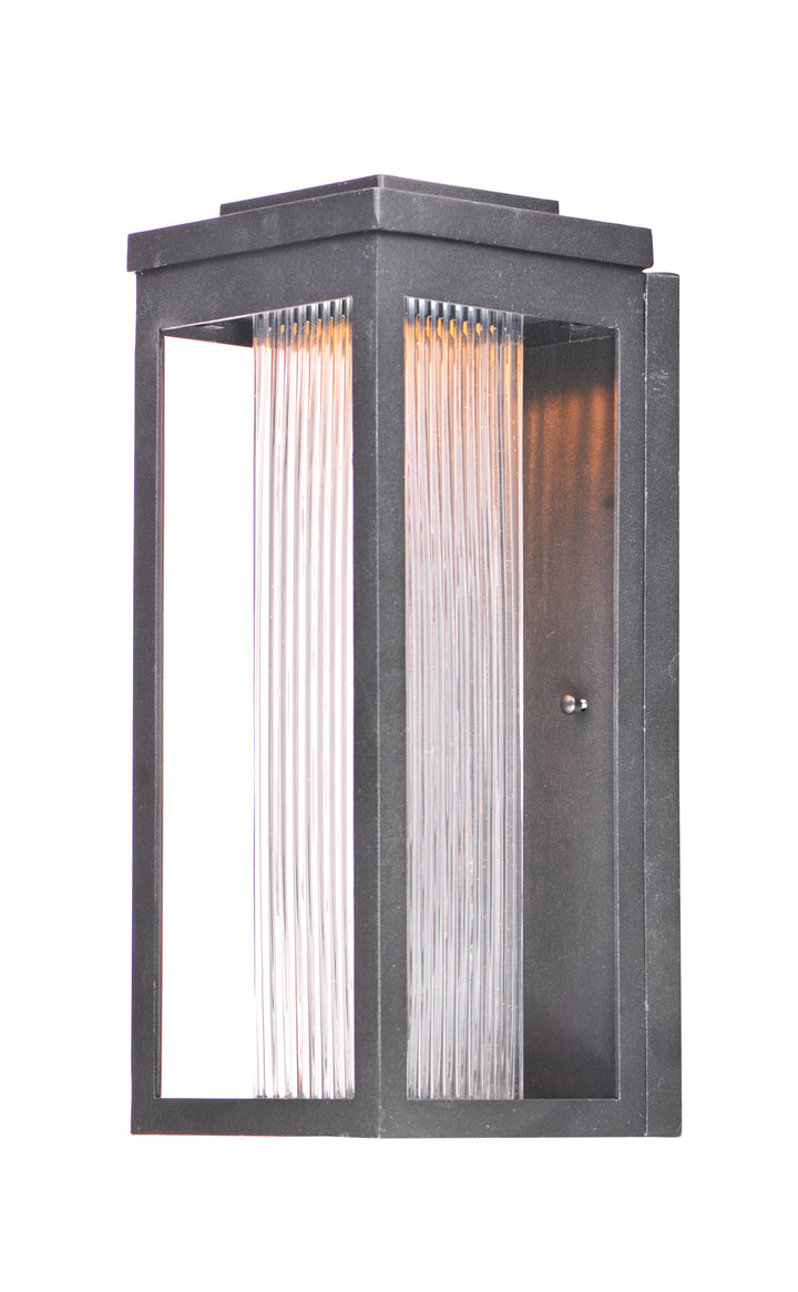 Salon Outdoor LED Wall Sconce Black (CRBK) alternate view
