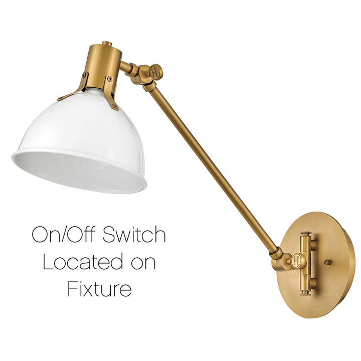 Argo Medium Swing Arm Single Light Sconce