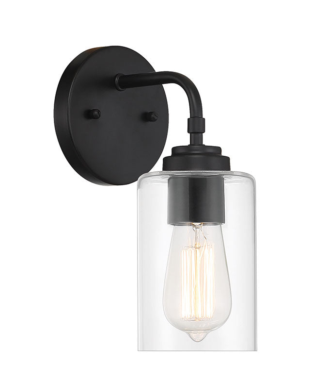 Stowe Wall Sconce in Flat Black by Craftmade