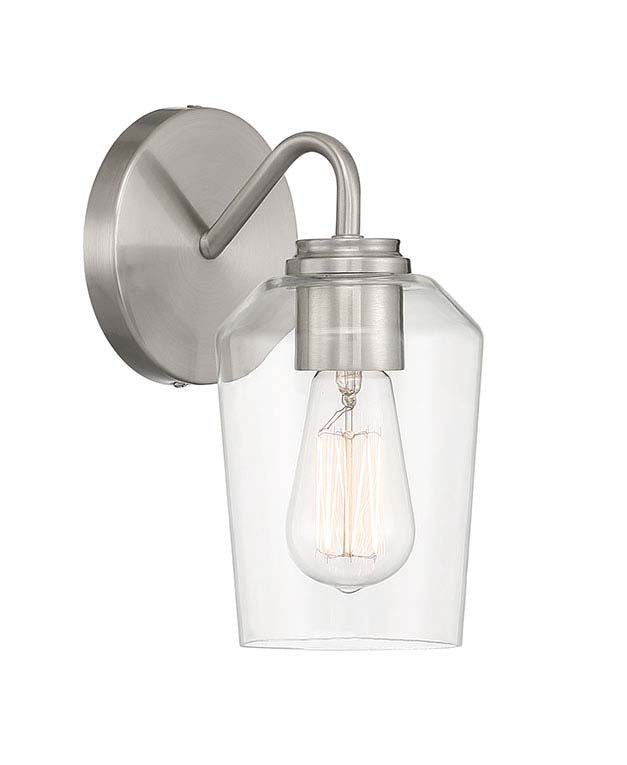 Shayna Wall Sconce in Brushed Polished Nickel by Craftmade