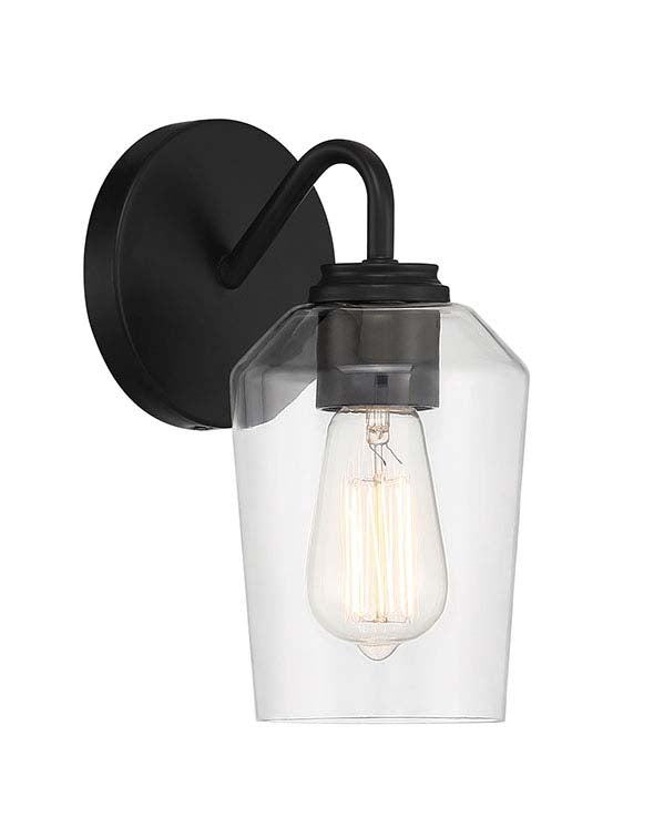Shayna Wall Sconce in Flat Black by Craftmade