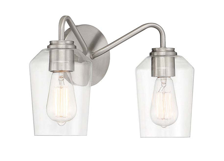 Shayna Vanity Light in Brushed Polished Nickel by Craftmade